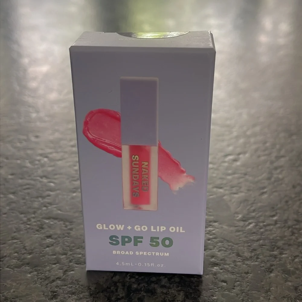 Naked Sundays SPF50 Glow + Go Lip Oil in Watermelon